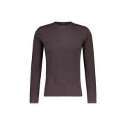 Merinould Pullover Klassisk Rund Hals