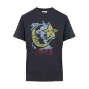 Moonlight Grafisk Bomuld T-shirt