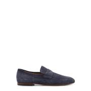 Suede Loafer med Gummihæl