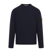 Navy Blue Crew Neck Sweater