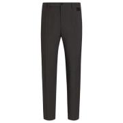 Trousers med Faux Fur Trim