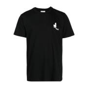 Logo T-shirt i Sort