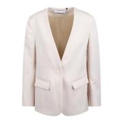 Oversized Single-Breasted Blazer