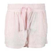 Afslappet Viskose Polyester Shorts