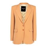 Dame Knappet Blazer Jakke