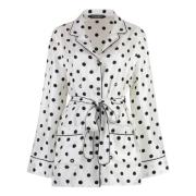 Silke Polka-Dot Pyjamas Bluse