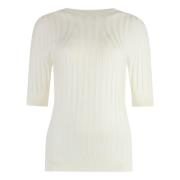 Ribbet Lurex Strik T-Shirt