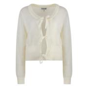 Mohair Cardigan med Bue Lukning