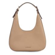 Nolita Small Pebbled Leather Hobo Skuldertaske