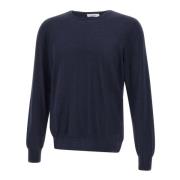 Navy Blue Uld Crew Neck Sweater