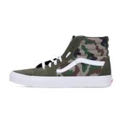 Højtop Camo Sneaker Oliven/Hvid