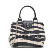 Zebra Turnlock Mini Tote Taske