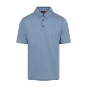 Blå Shadow Polo Shirt