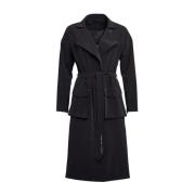 Mat Trench Coat med Moderne Design