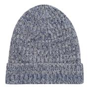 Kashmir Ribstrikket Beanie Hat