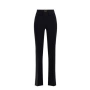 Sort Stretch Crêpe Slim Fit Bukser