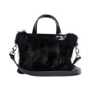 Faux Fur Crossbody Mini Taske