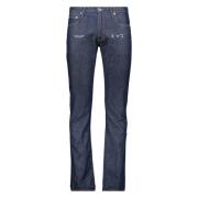 Slim Fit Jeans med Logo Detaljer