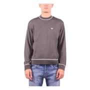 Jacquard Logo Uld Sweater