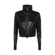 Stilfuld Cropped Zip Sweatshirt