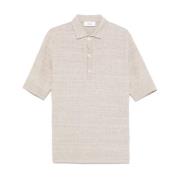 Beige T-shirt og Polo Sæt