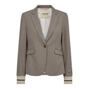 Stribet Ribbet Blazer Chokolade Chip