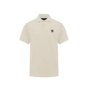 Sten Beige Polo Skjorte Klassisk Stil