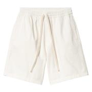 Hvide bomuld Bermuda shorts med logo