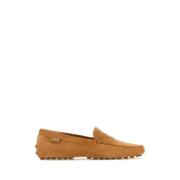 Fersken ruskind loafers