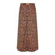 Leopard Print Maxi Nederdel Lunall Stil