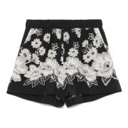 Elegant Sorte Shorts til Moderne Kvinder