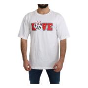 Panda Love T-shirt med rund hals