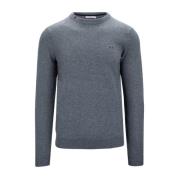 Herre Merino Uld Bomuld Sweater