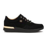 Suede sorte sneakers