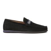 Suede slip-on halvsko