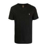 Sort T-shirt med Polo Pony broderi