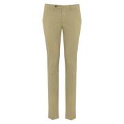 Slim Bomuld Gabardine Bukser Beige