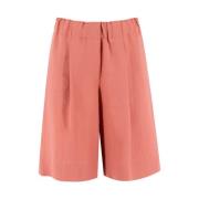 Bred Linje Bermuda Shorts til Forår