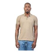 Kontrast Trim Paddy Polo Beige