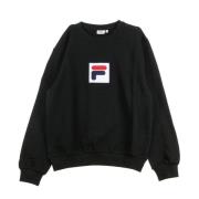 Sort Crewneck Sweatshirt til Mænd