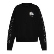 Sweatshirt med logo