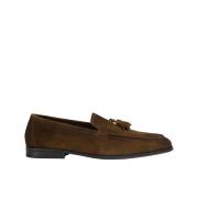 Herresuede loafer | brun