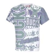 Milwaukee Bucks NBA T-shirt Hvid