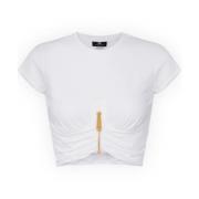 Stilfuld T-shirt med MAGLIA-detalje