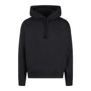 Terry Hoodie med Satin Logo