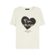 Bomuld Jersey T-shirt med grafisk print