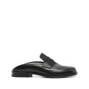 Sort Tabi Loafer Mule Sko