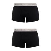 Mærkede boxershorts 2-pakke