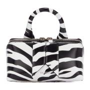 Elegant Friday Mini Håndtaske Hvid Zebra