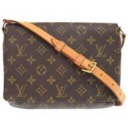 Pre-owned Canvas louis-vuitton-tasker